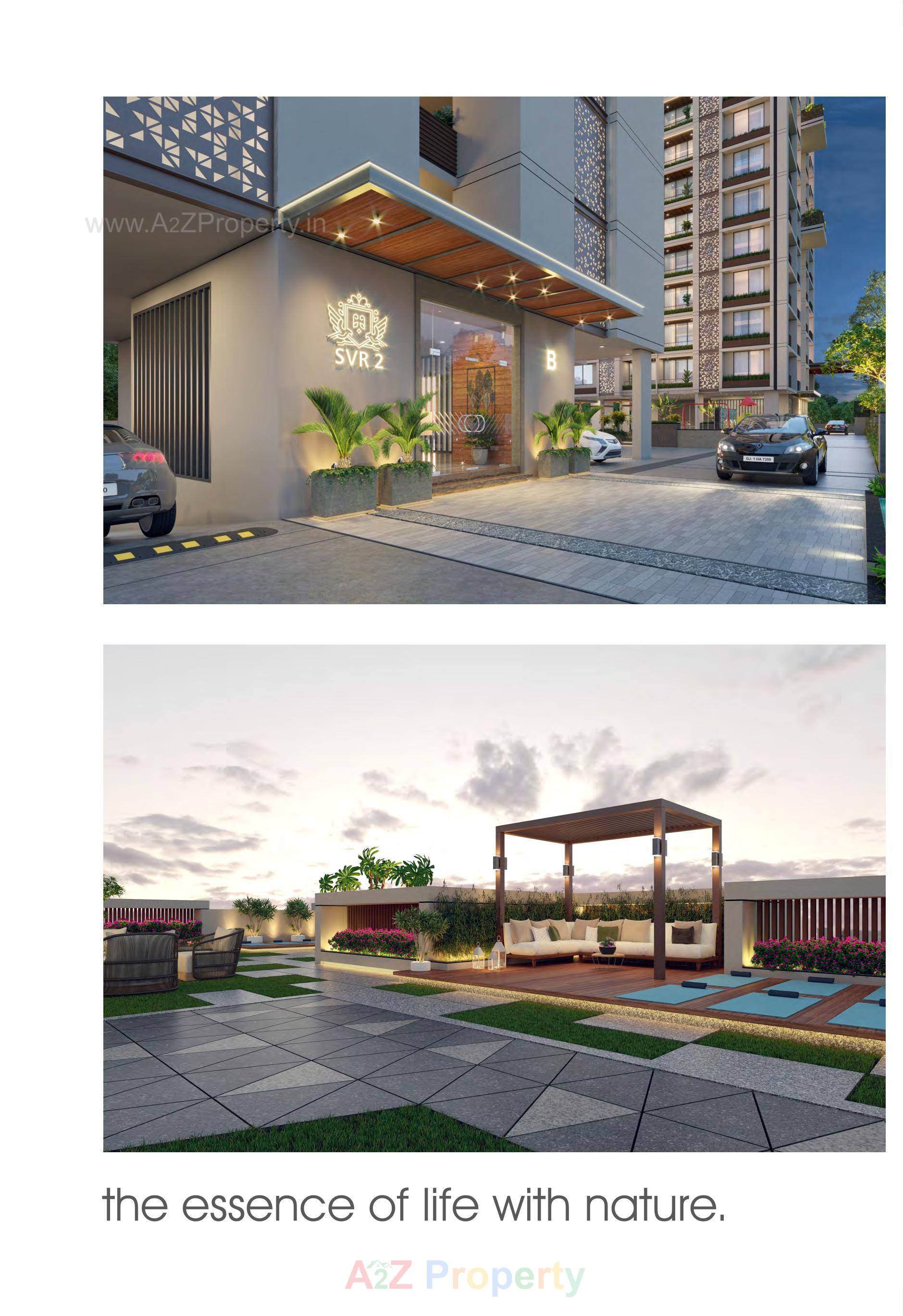 3D Elevation of real estate project Shree Vasundhara Royal located at Neral, Ahmedabad, Gujarat