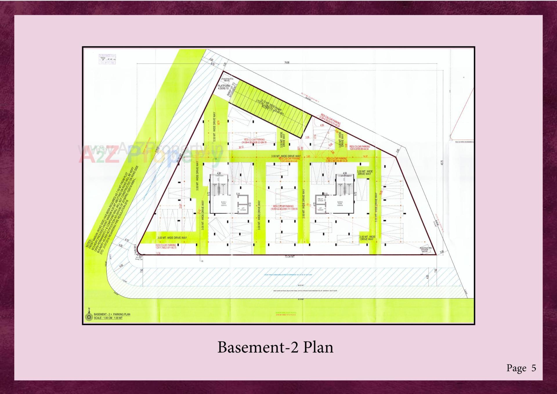 Layout of real estate project Shree Vishnudhara Aashiyana located at Wadaj, Ahmedabad, Gujarat