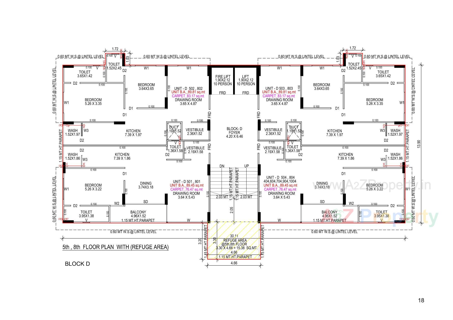 Layout of real estate project Shree Vishnudhara Essence located at Thaltej, Ahmedabad, Gujarat