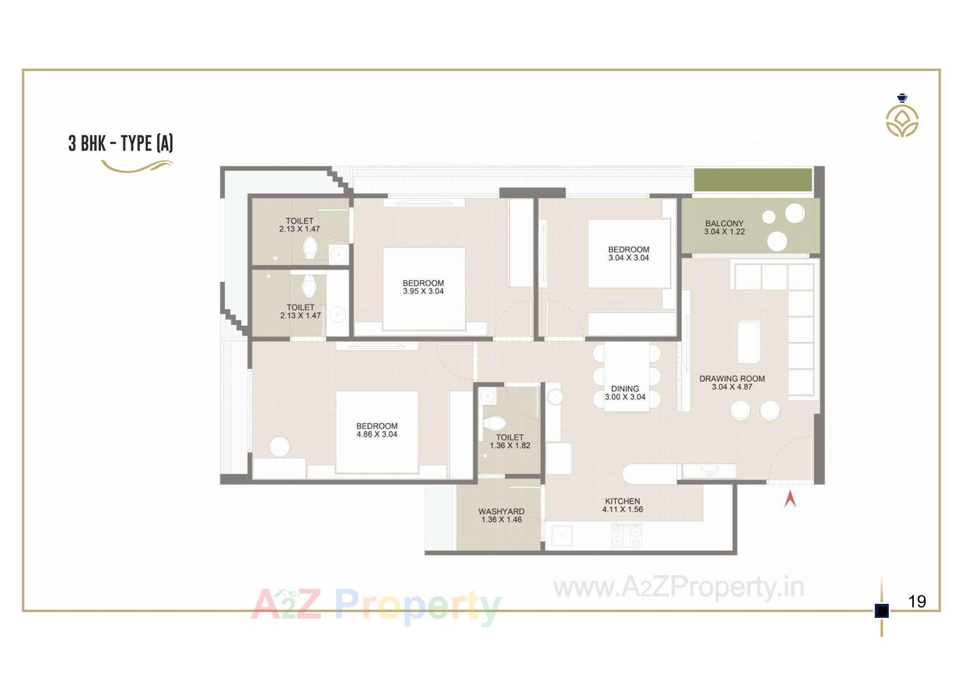 Layout of real estate project Shree Vishnudhara Essence located at Thaltej, Ahmedabad, Gujarat
