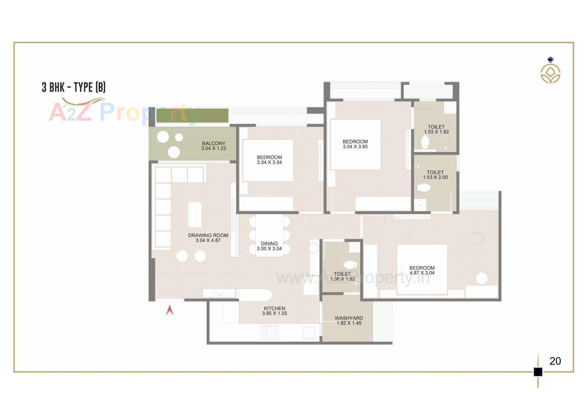 Layout of real estate project Shree Vishnudhara Essence located at Thaltej, Ahmedabad, Gujarat