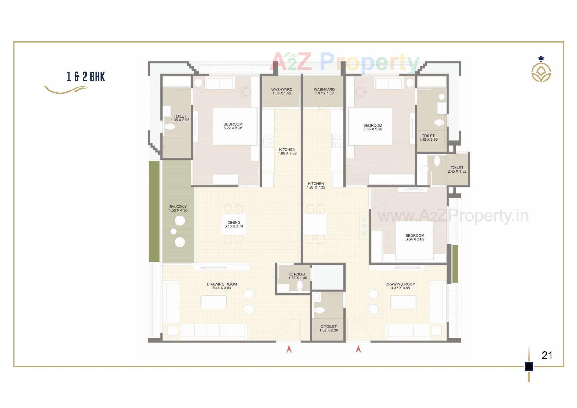 Layout of real estate project Shree Vishnudhara Essence located at Thaltej, Ahmedabad, Gujarat