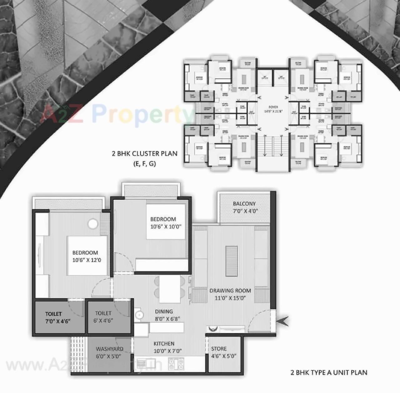 Layout of real estate project Shree Vishnudhara Gardens located at Jagatpur, Ahmedabad, Gujarat