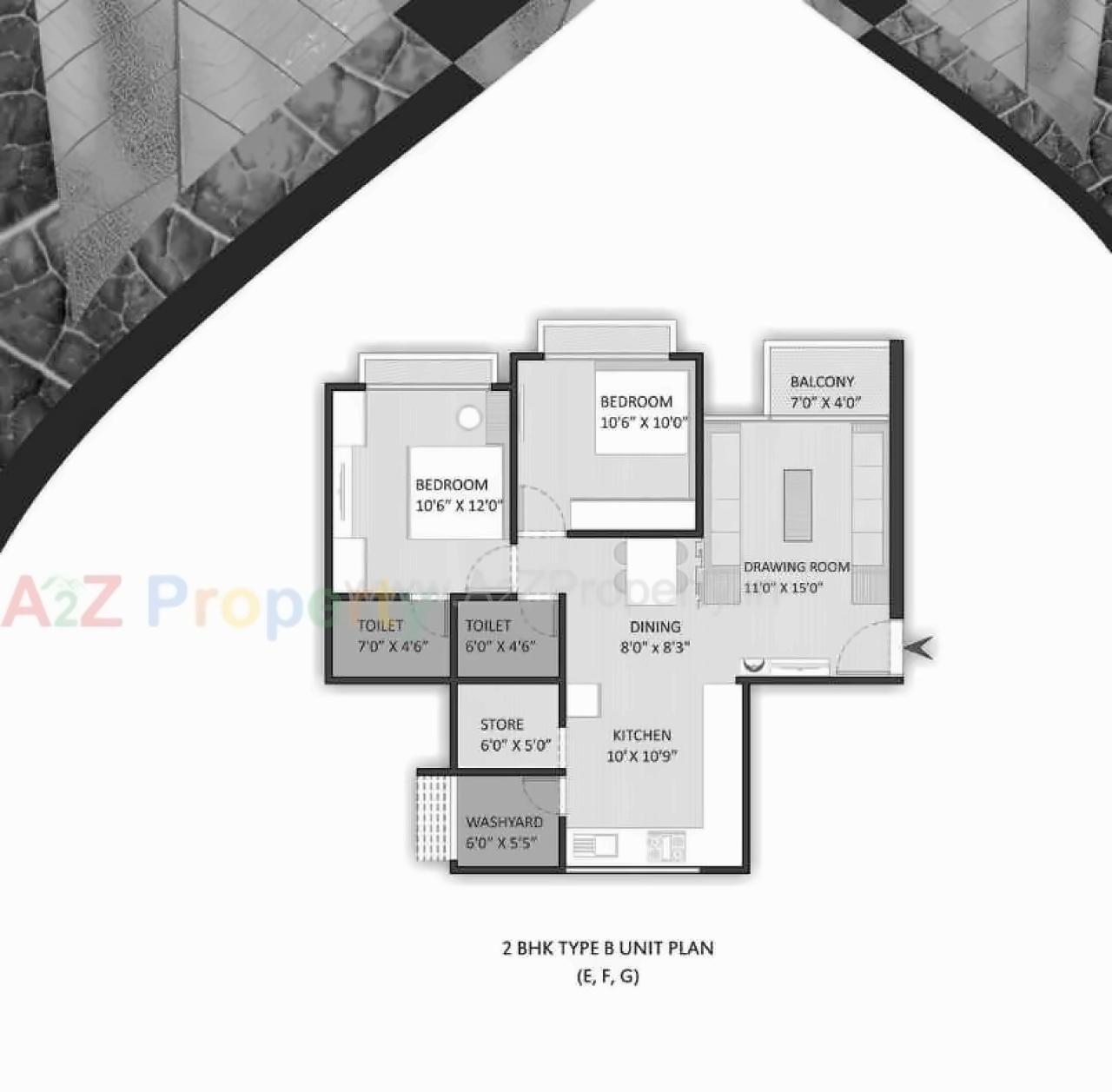 Layout of real estate project Shree Vishnudhara Gardens located at Jagatpur, Ahmedabad, Gujarat