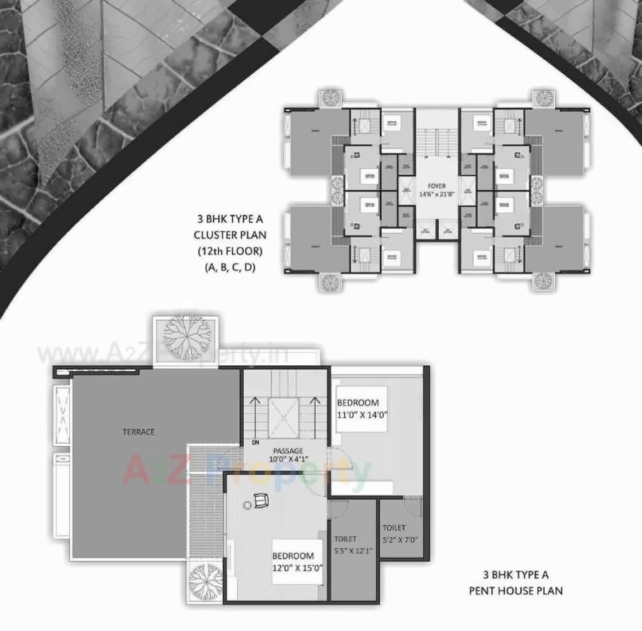 Layout of real estate project Shree Vishnudhara Gardens located at Jagatpur, Ahmedabad, Gujarat