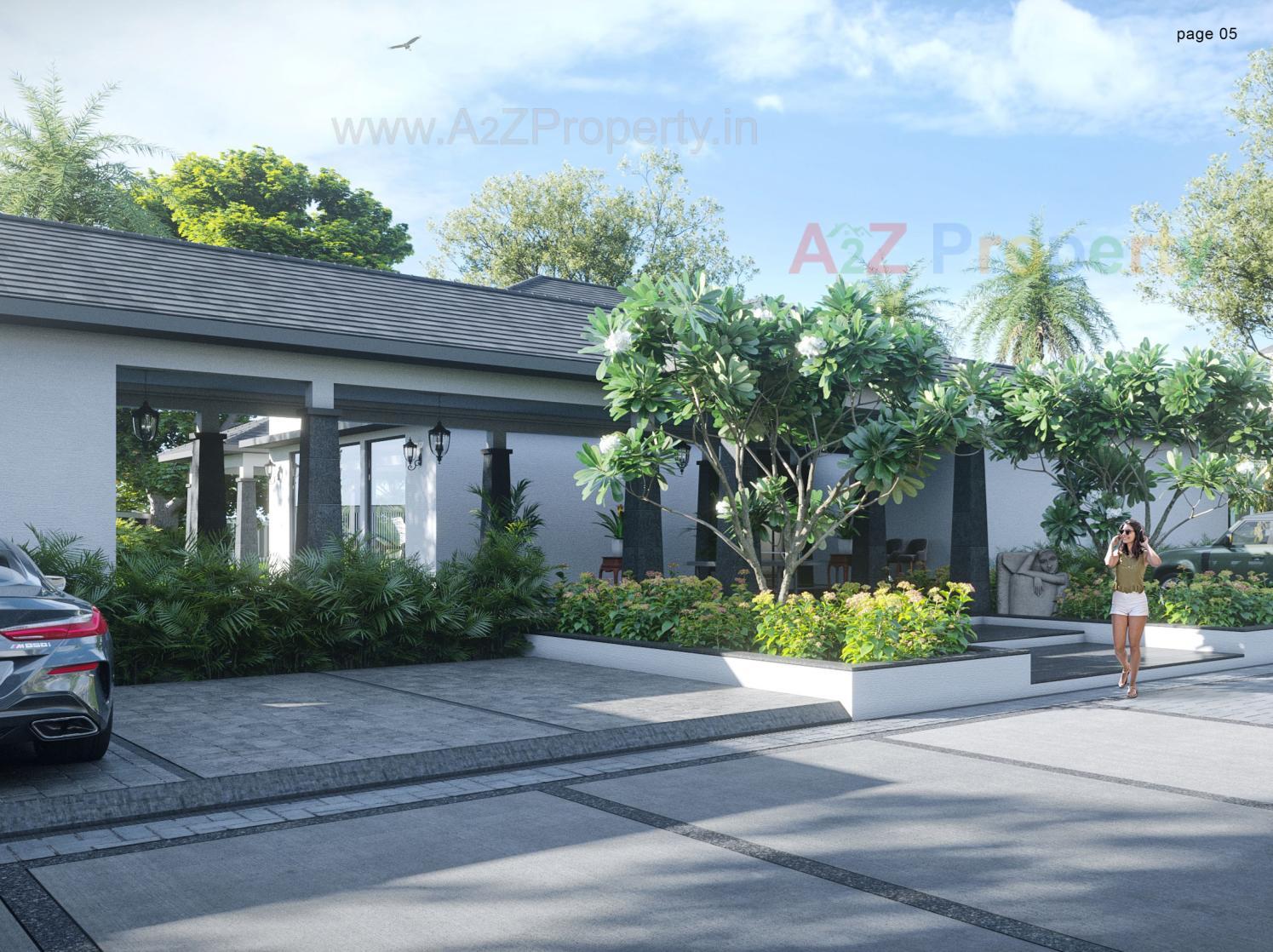 3D Elevation of real estate project Shree Vrundavan Villa located at Ahmedabad, Ahmedabad, Gujarat