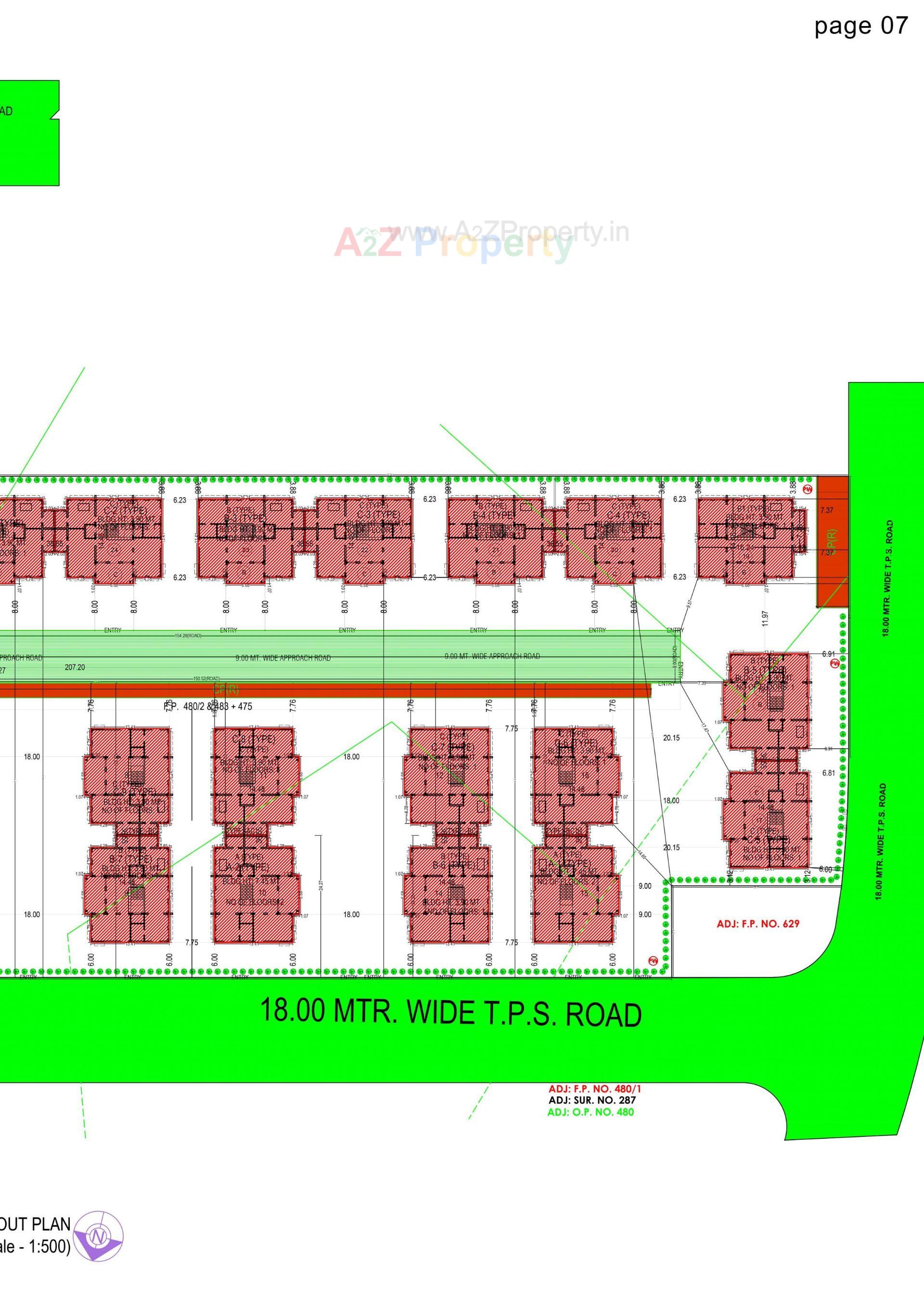 Layout of real estate project Shree Vrundavan Villa located at Ahmedabad, Ahmedabad, Gujarat