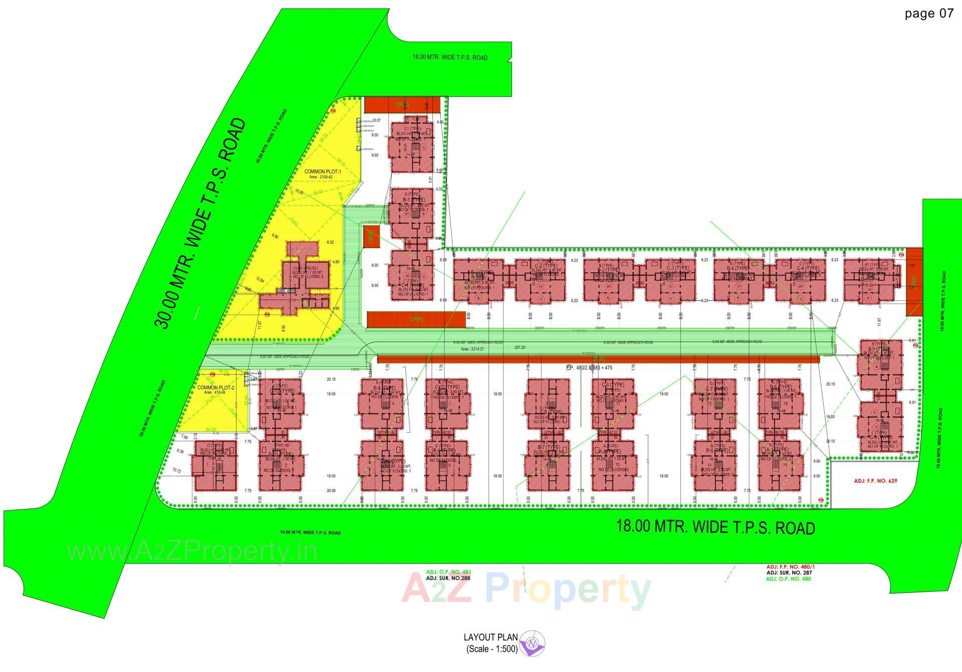 Layout of real estate project Shree Vrundavan Villa located at Ahmedabad, Ahmedabad, Gujarat