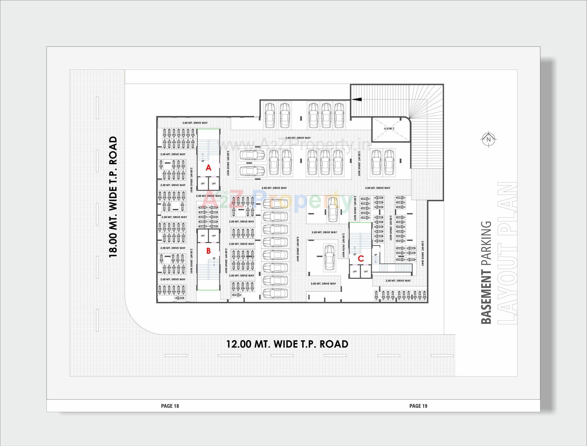 Layout of real estate project Shreedhar Dream located at Vastral, Ahmedabad, Gujarat