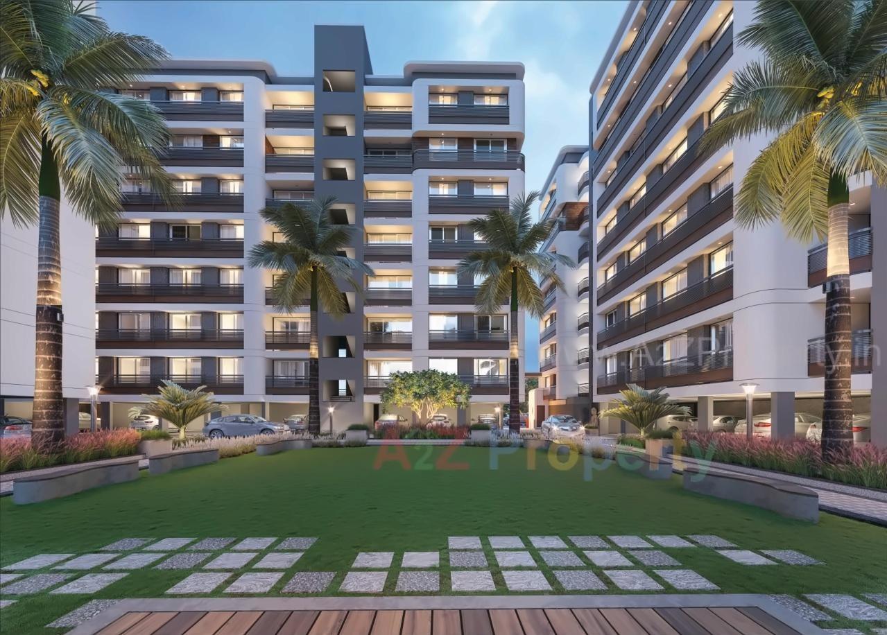 3D Elevation of real estate project Shreedhar Family located at Vastral, Ahmedabad, Gujarat