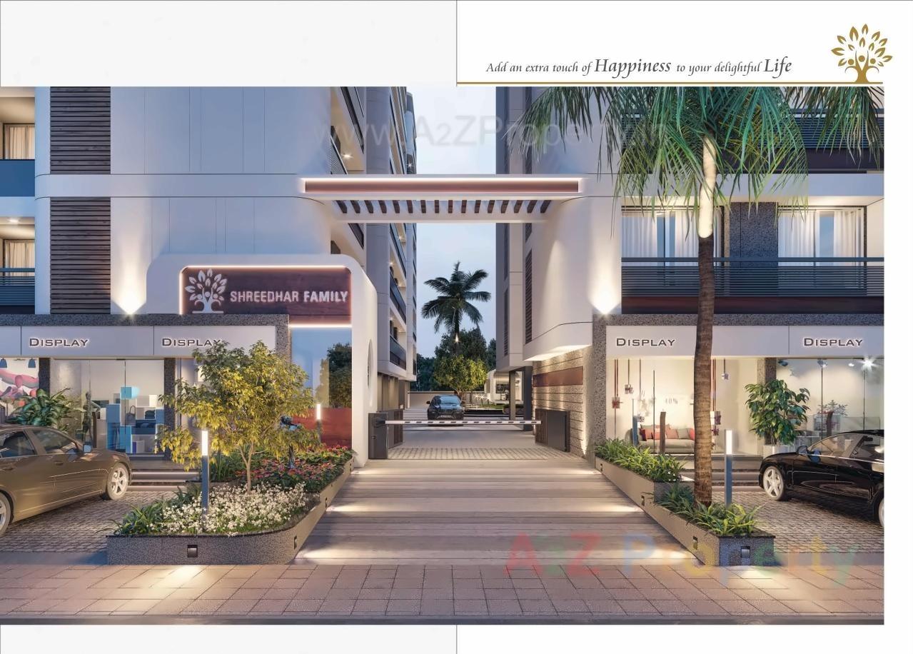 3D Elevation of real estate project Shreedhar Family located at Vastral, Ahmedabad, Gujarat