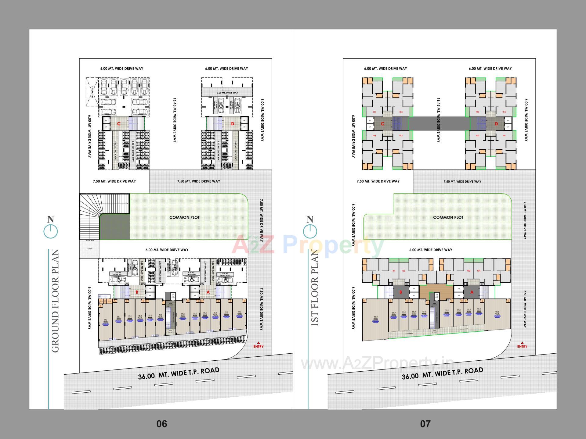 Layout of real estate project Shreedhar Luxuria located at Vastral, Ahmedabad, Gujarat