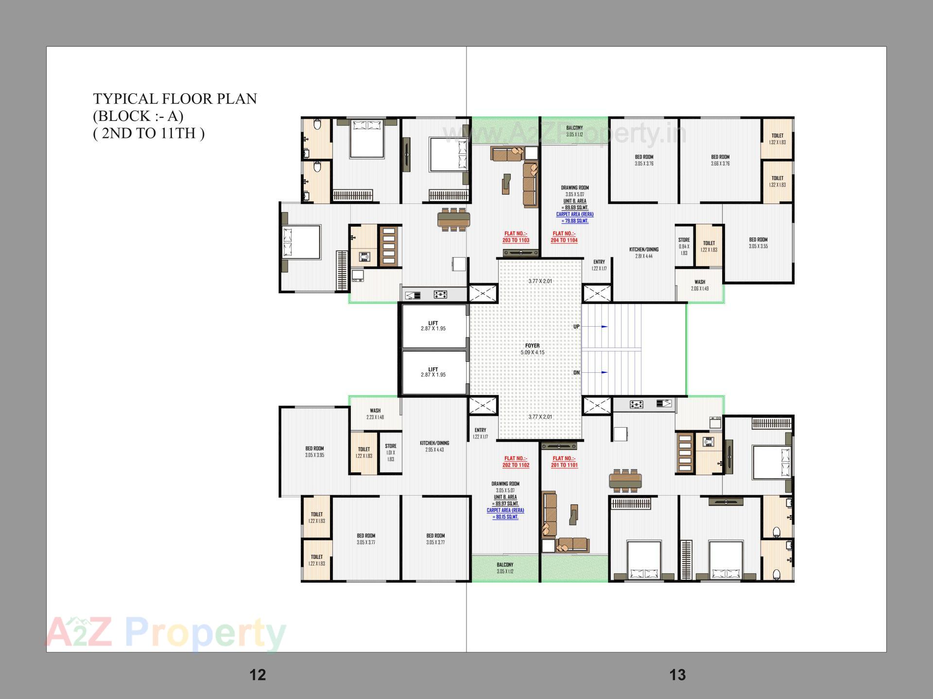 Layout of real estate project Shreedhar Luxuria located at Vastral, Ahmedabad, Gujarat