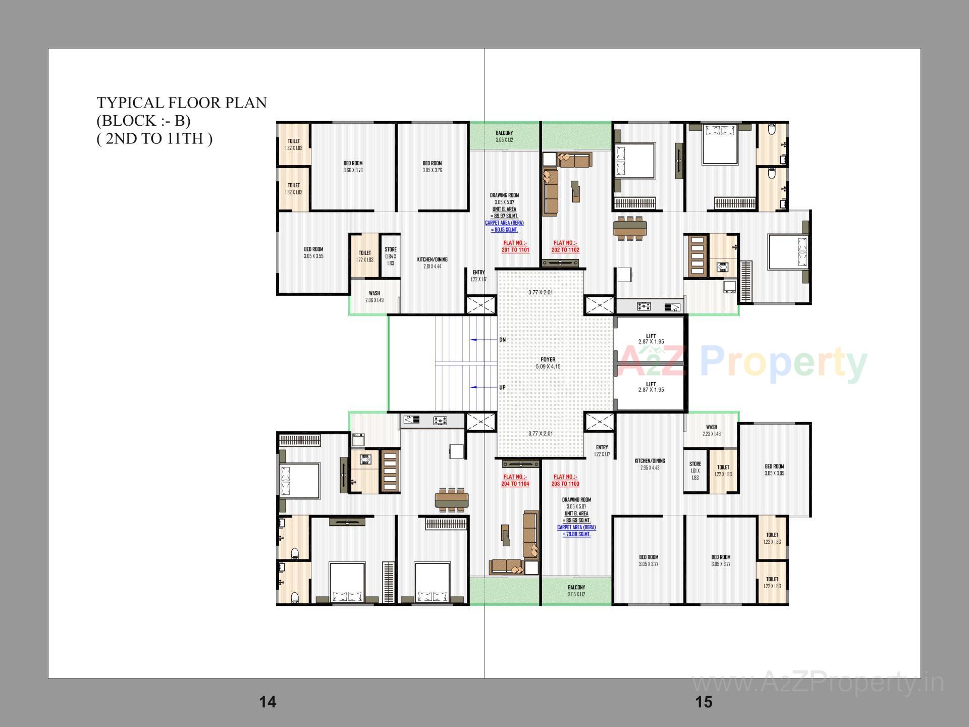 Layout of real estate project Shreedhar Luxuria located at Vastral, Ahmedabad, Gujarat