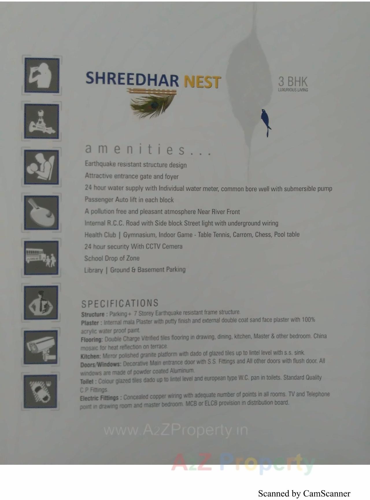  of real estate project Shreedhar Nest located at Koteshwar, Ahmedabad, Gujarat