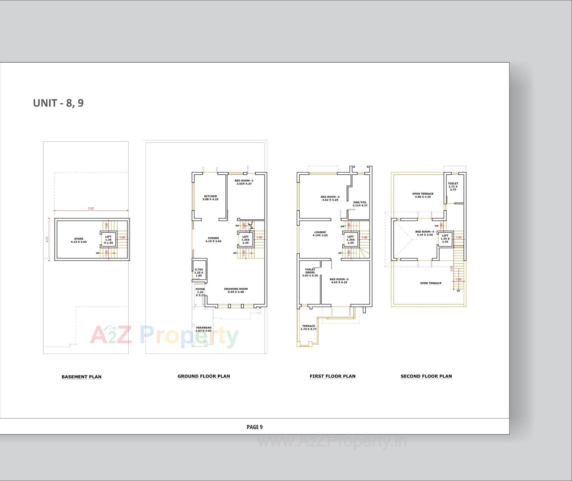 Layout of real estate project Shreedhar Palace located at Nikol, Ahmedabad, Gujarat