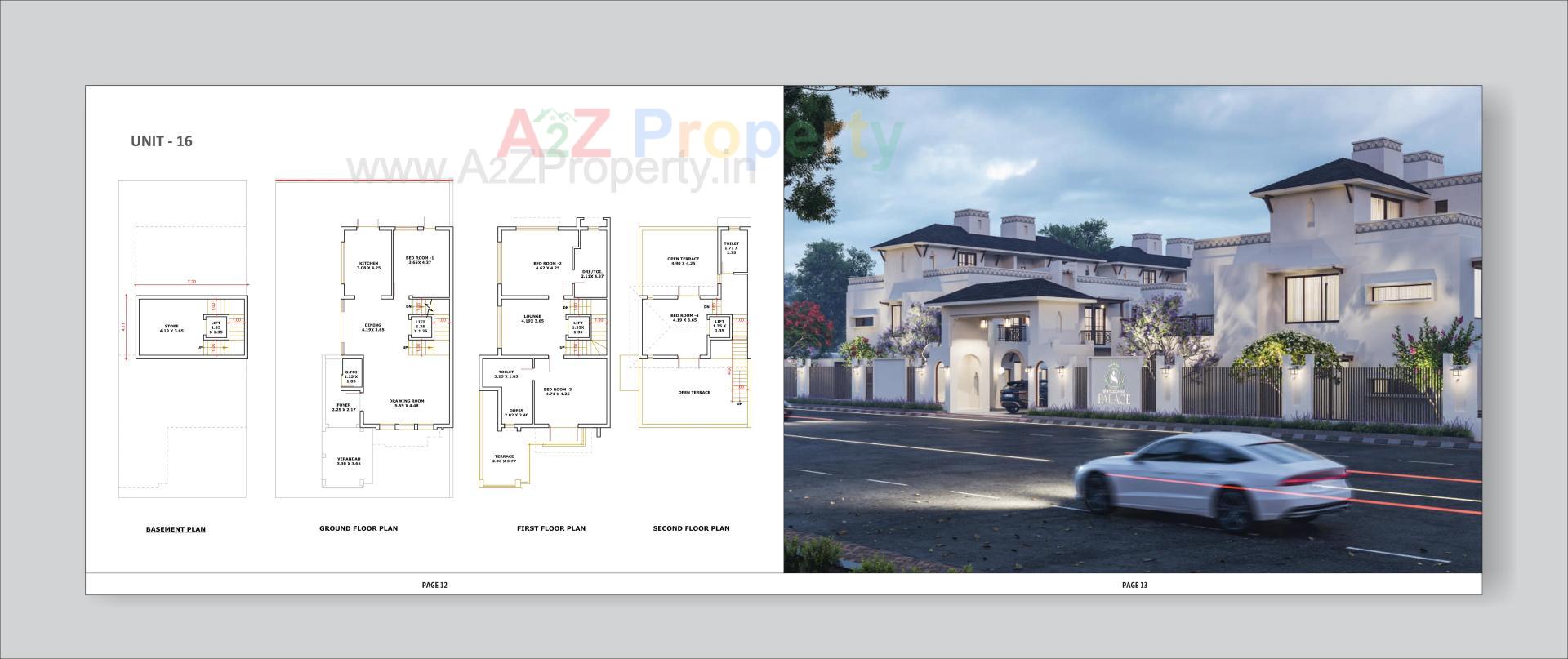 Layout of real estate project Shreedhar Palace located at Nikol, Ahmedabad, Gujarat