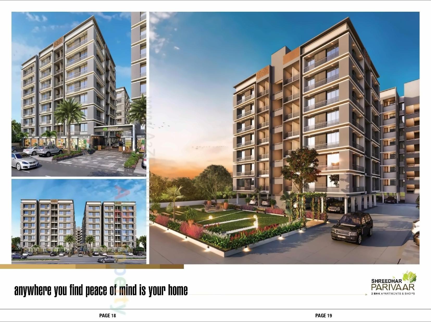 3D Elevation of real estate project Shreedhar Parivaar located at Vastral, Ahmedabad, Gujarat