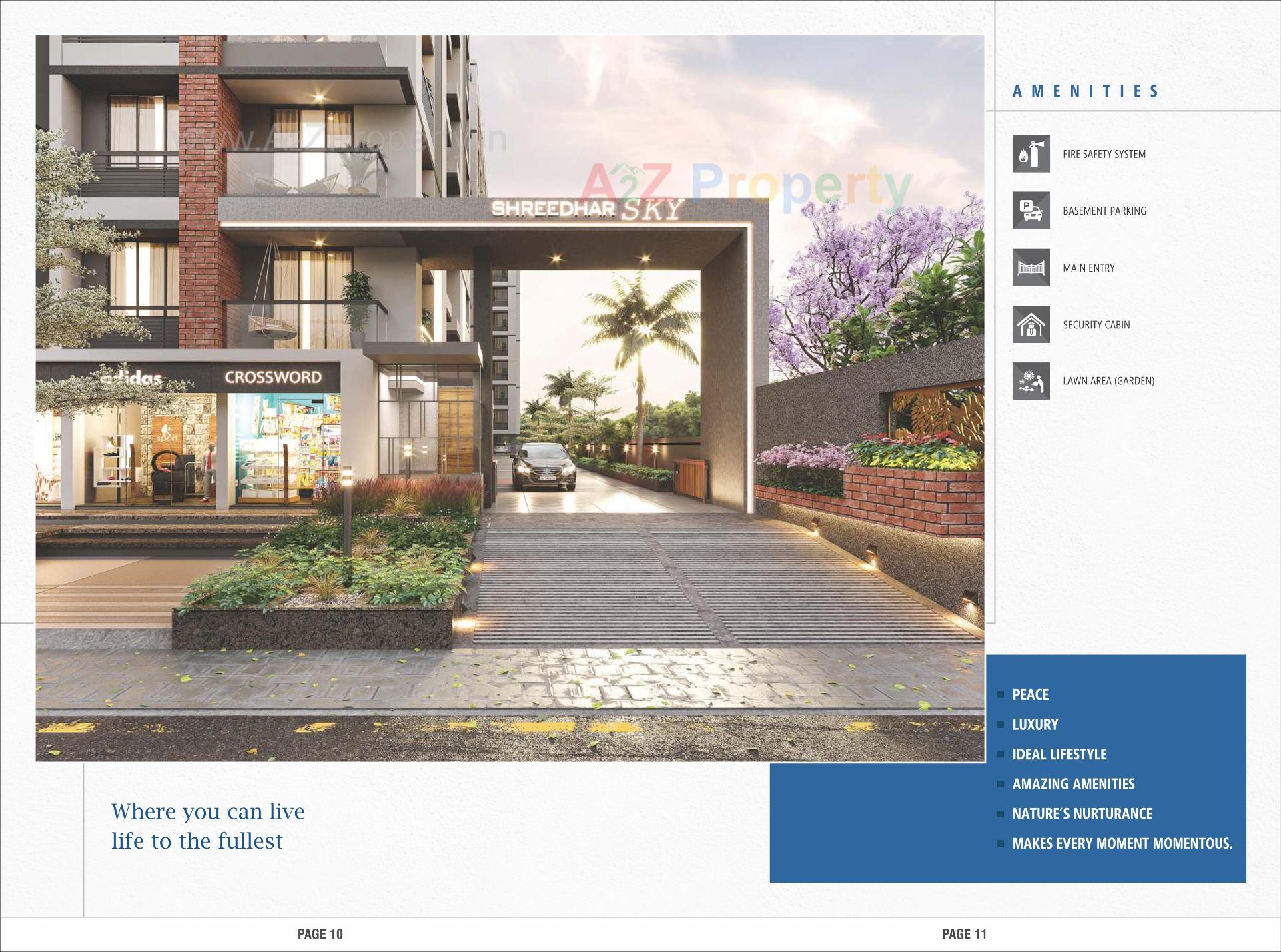 3D Elevation of real estate project Shreedhar Sky located at Odhav, Ahmedabad, Gujarat