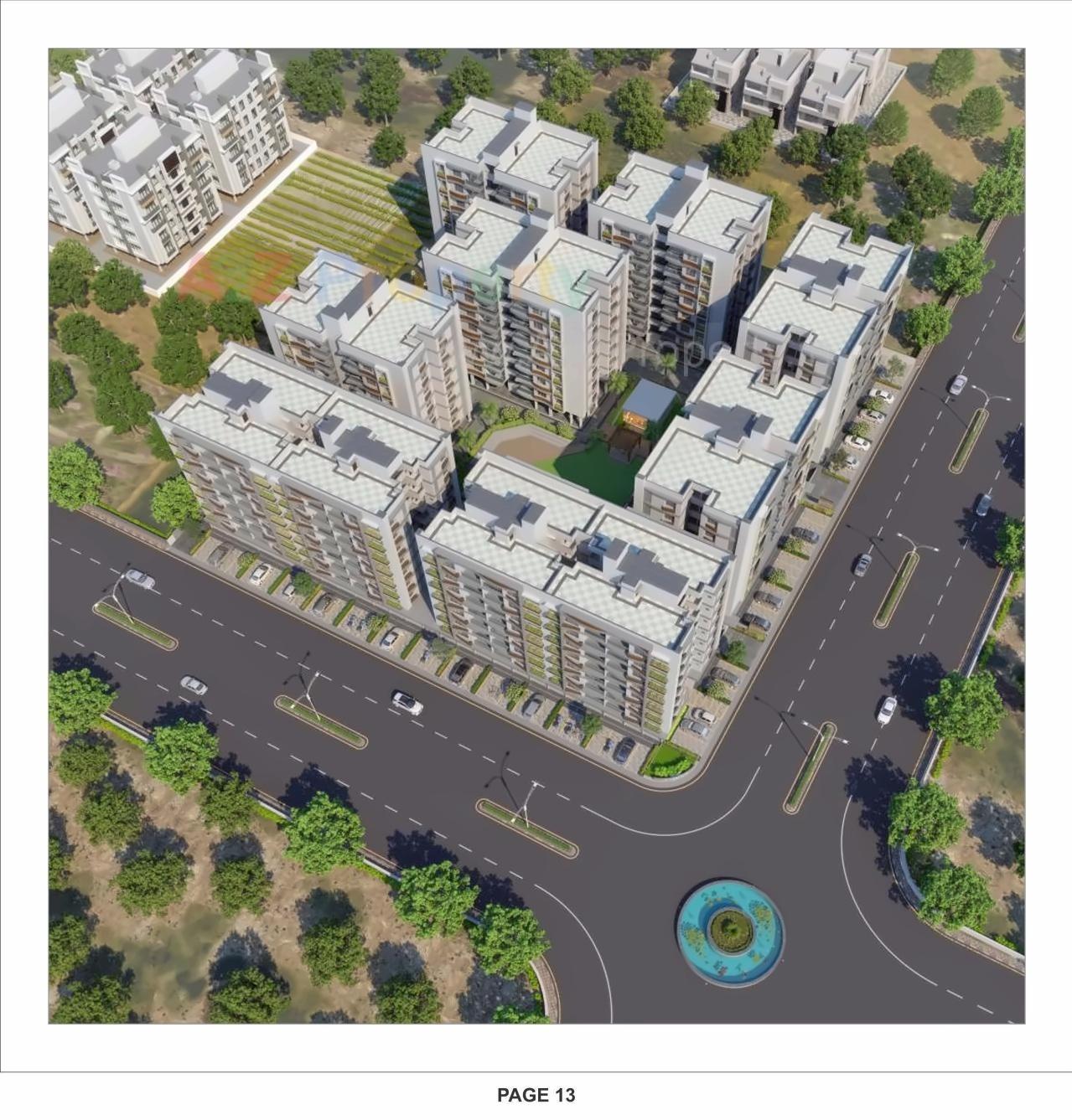 3D Elevation of real estate project Shreedhar Sparsh located at Odhav, Ahmedabad, Gujarat