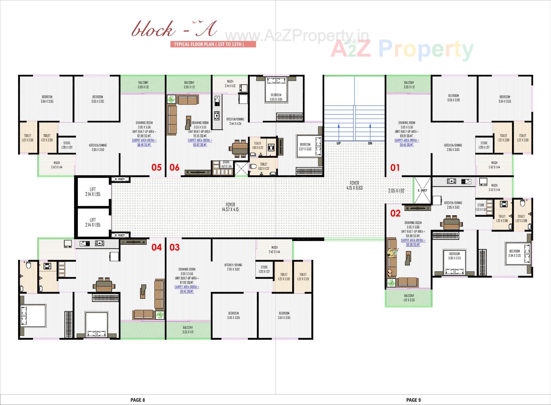 Layout of real estate project Shreedhar Vihar located at Odhav, Ahmedabad, Gujarat