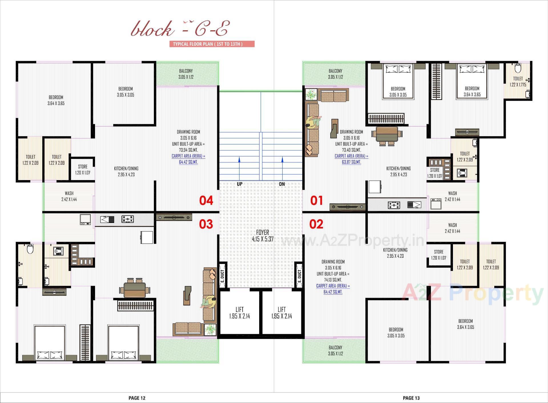Layout of real estate project Shreedhar Vihar located at Odhav, Ahmedabad, Gujarat
