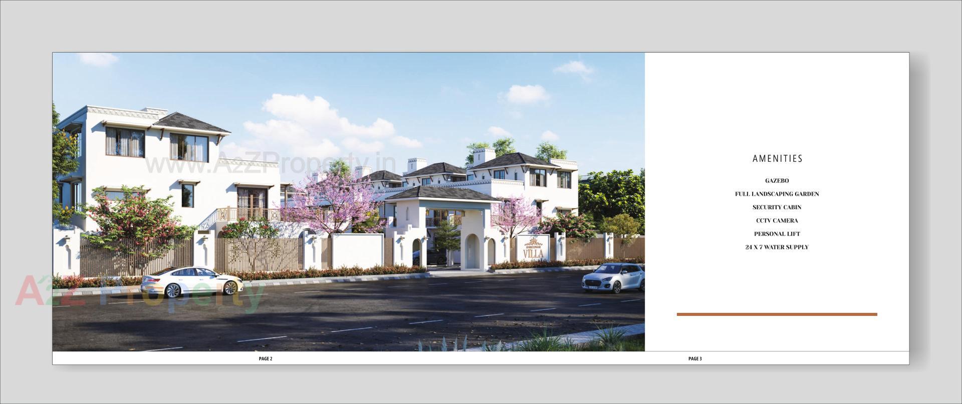 3D Elevation of real estate project Shreedhar Villa located at Nikol, Ahmedabad, Gujarat