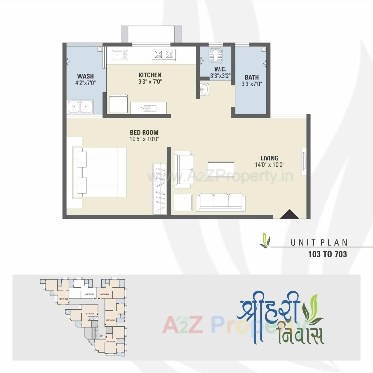Layout of real estate project Shreehari Nivas located at Ghatlodia, Ahmedabad, Gujarat