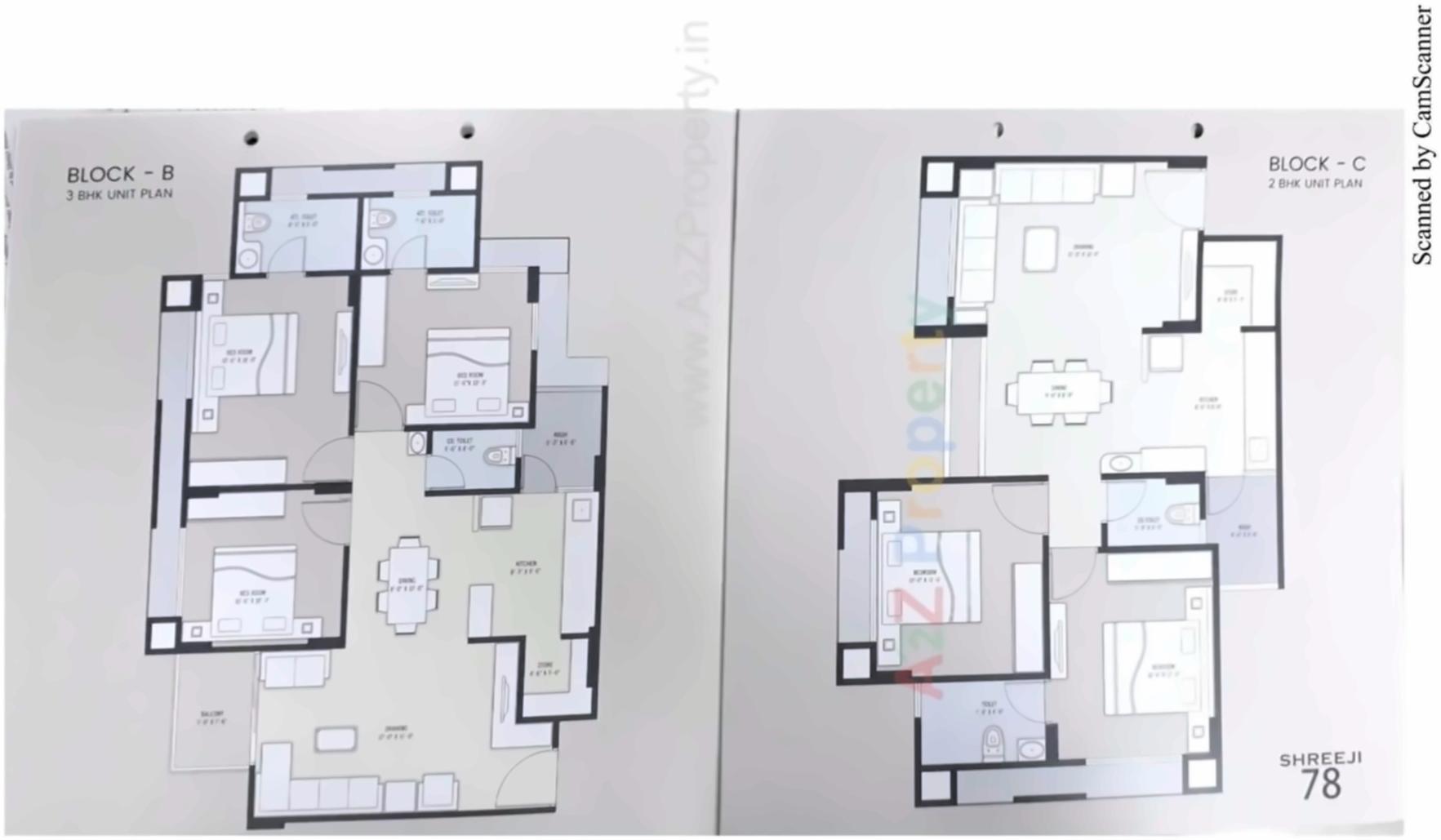 Layout of real estate project Shreeji located at Motera, Ahmedabad, Gujarat