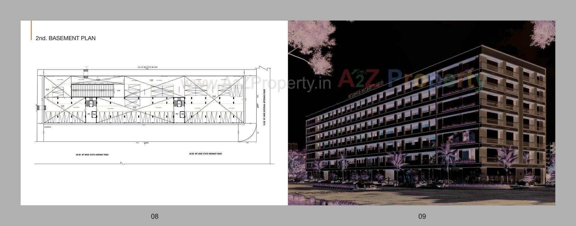  of real estate project Shreeji Business Hub located at Hanspura, Ahmedabad, Gujarat