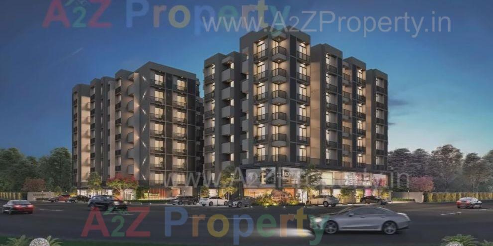 3D Elevation of real estate project Shreeji Residency located at Vastral, Ahmedabad, Gujarat