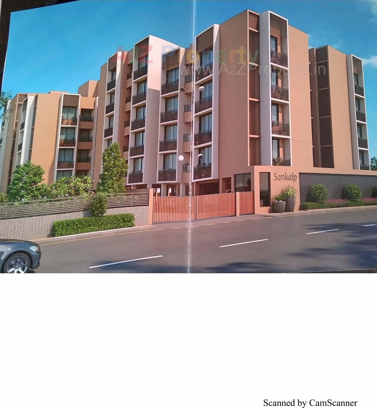 3D Elevation of real estate project Shreeji Sankalp located at Motera, Ahmedabad, Gujarat