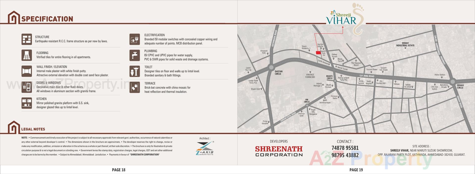  of real estate project Shreeji Vihar located at Nikol, Ahmedabad, Gujarat