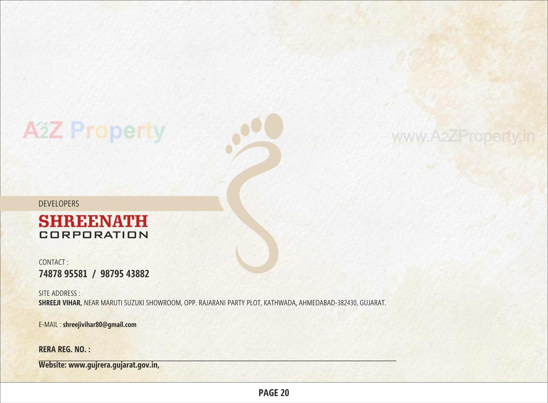  of real estate project Shreeji Vihar located at Nikol, Ahmedabad, Gujarat