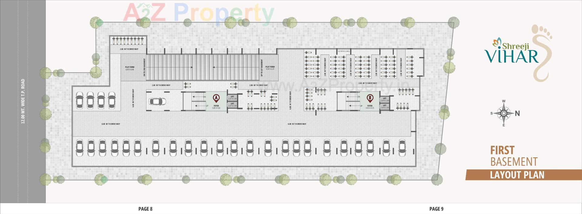 Layout of real estate project Shreeji Vihar located at Nikol, Ahmedabad, Gujarat