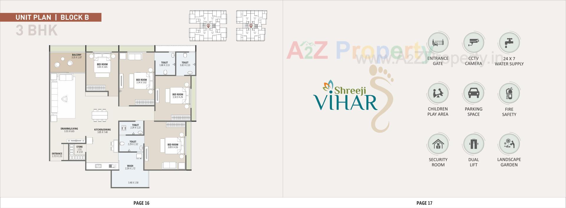Layout of real estate project Shreeji Vihar located at Nikol, Ahmedabad, Gujarat