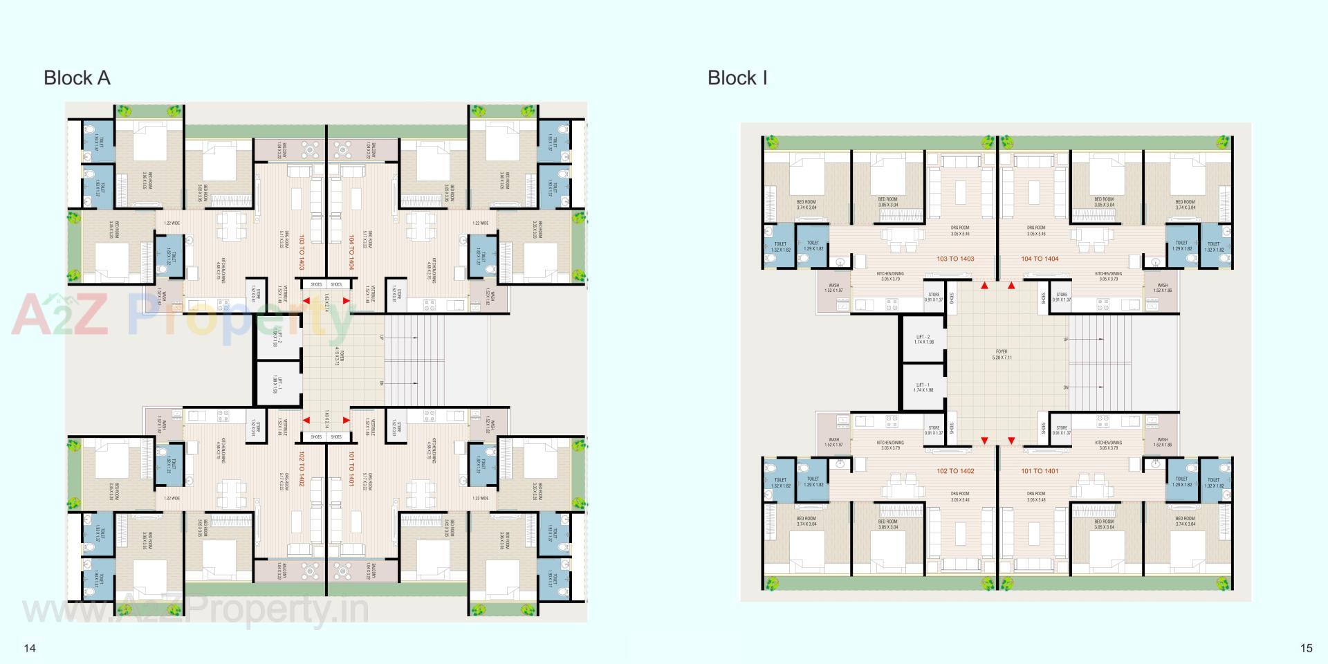 Layout of real estate project Shreem Avdhesh located at Odhav-r-s-no--197, Ahmedabad, Gujarat