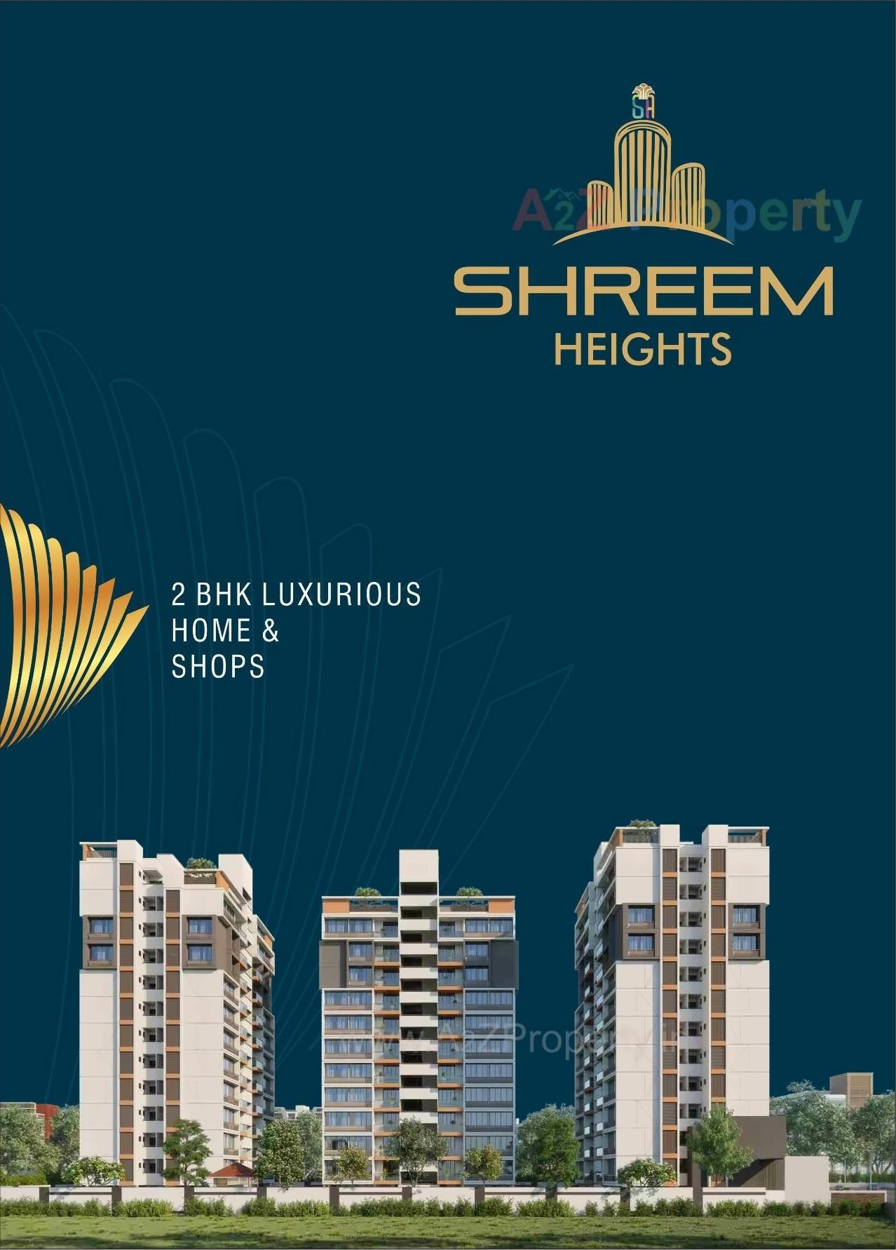3D Elevation of real estate project Shreem Heights located at Nikol, Ahmedabad, Gujarat