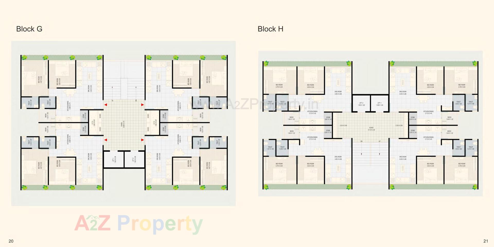 Layout of real estate project Shreem Luxuria located at Hanspura, Ahmedabad, Gujarat