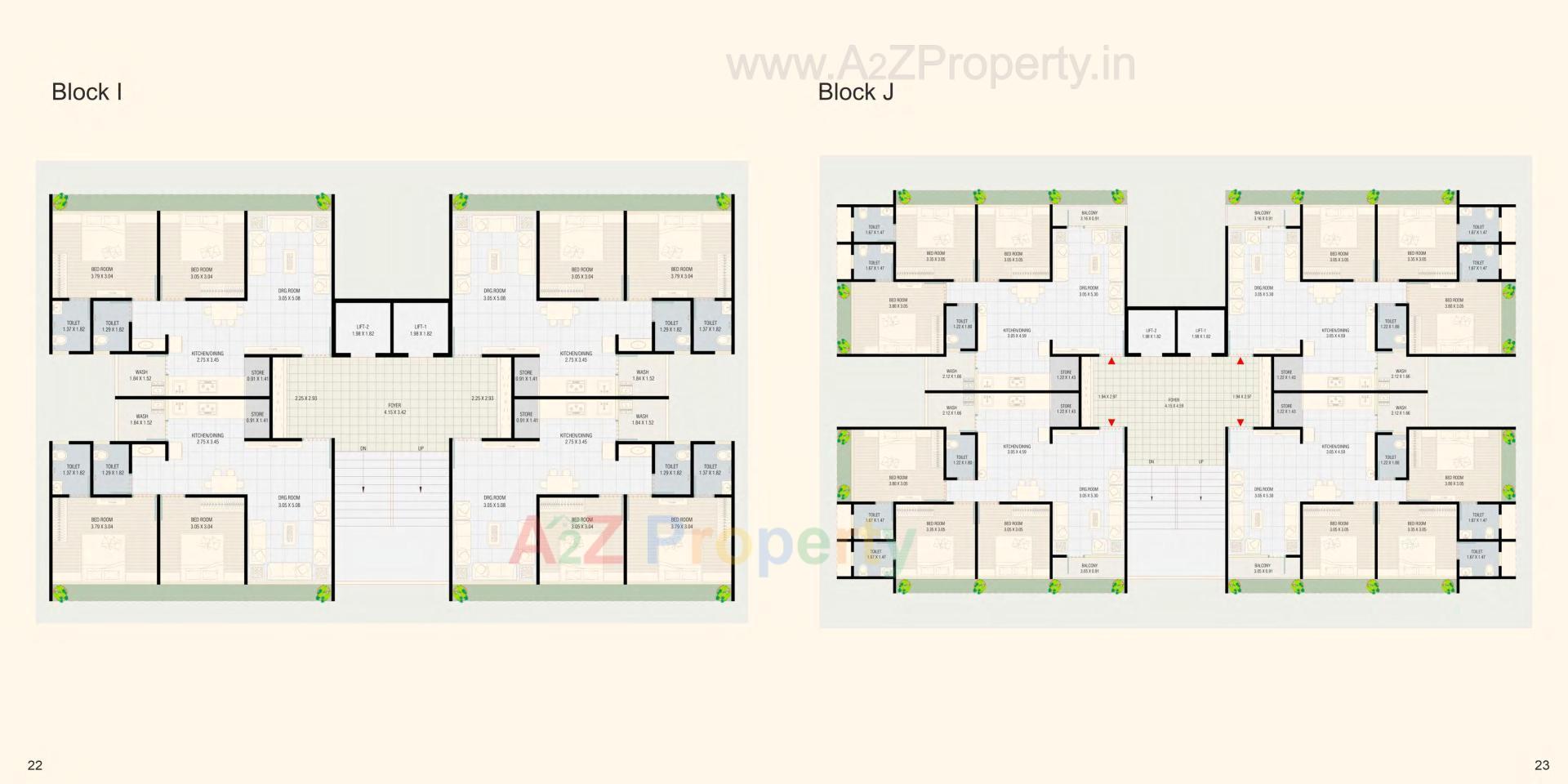 Layout of real estate project Shreem Luxuria located at Hanspura, Ahmedabad, Gujarat