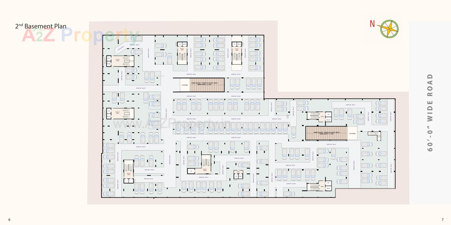 Layout of real estate project Shreem Luxuria located at Hanspura, Ahmedabad, Gujarat