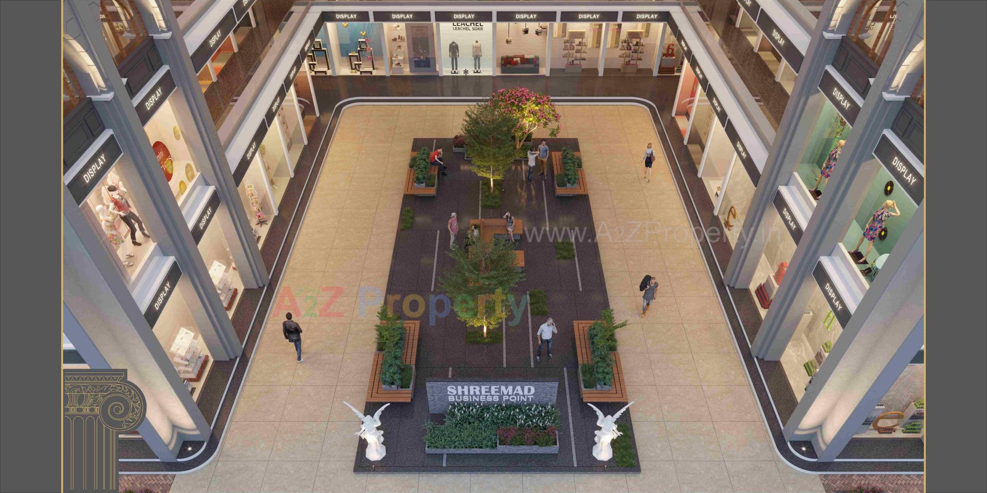 3D Elevation of real estate project Shreemad Business Point located at Hanspura, Ahmedabad, Gujarat