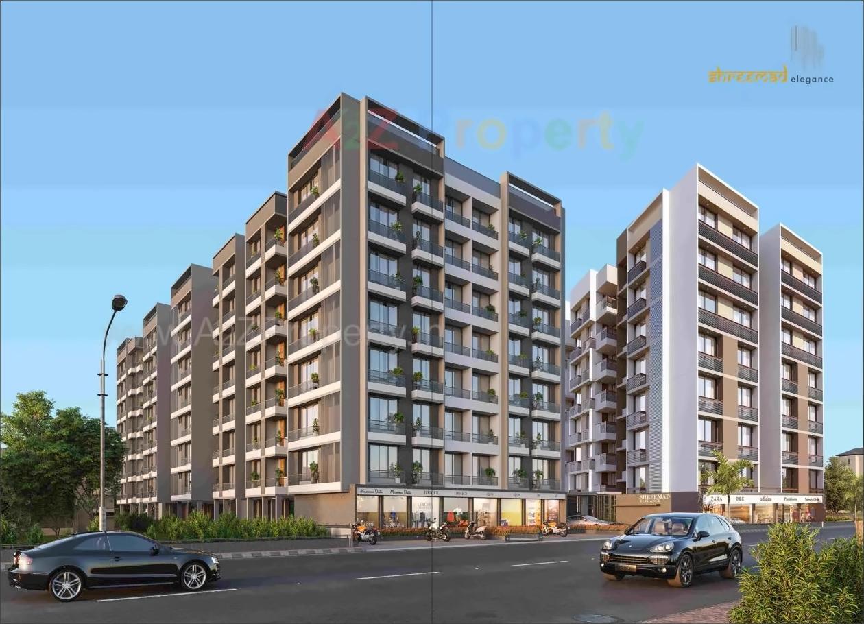 3D Elevation of real estate project Shreemad Elegance located at Nikol, Ahmedabad, Gujarat
