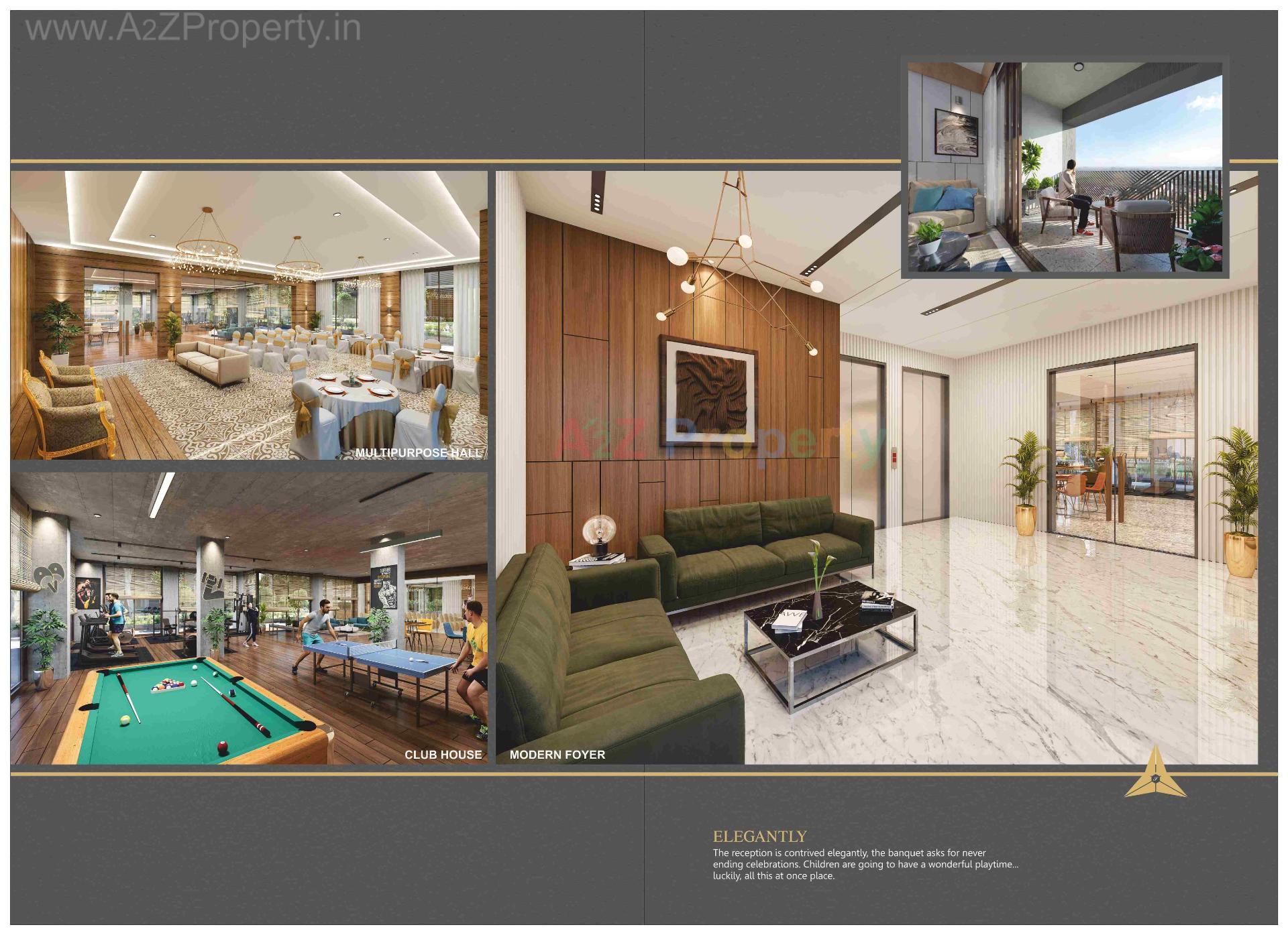 3D Elevation of real estate project Shreenand Atria located at Sanand, Ahmedabad, Gujarat