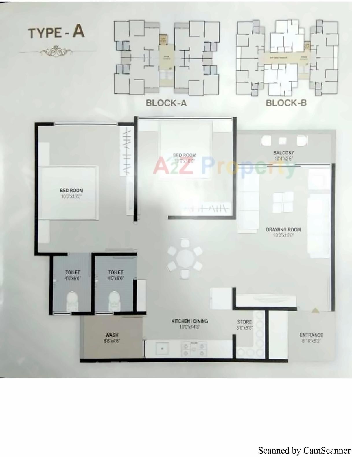 Layout of real estate project Shreenand Elite located at Nikol, Ahmedabad, Gujarat