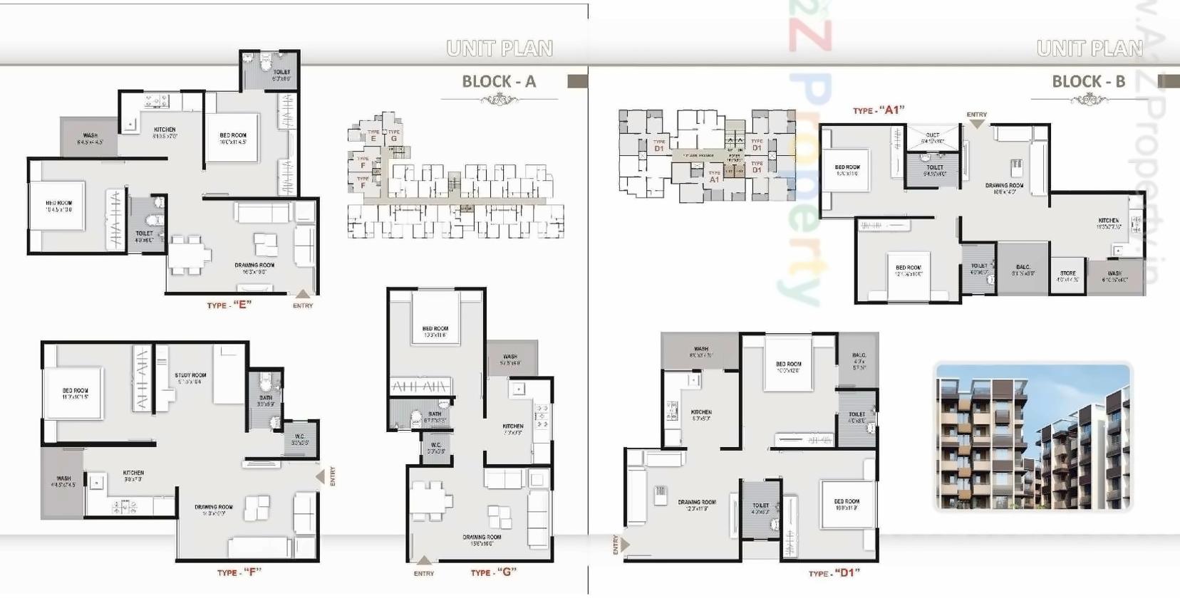 Layout of real estate project Shreenand Heights located at Ramol, Ahmedabad, Gujarat