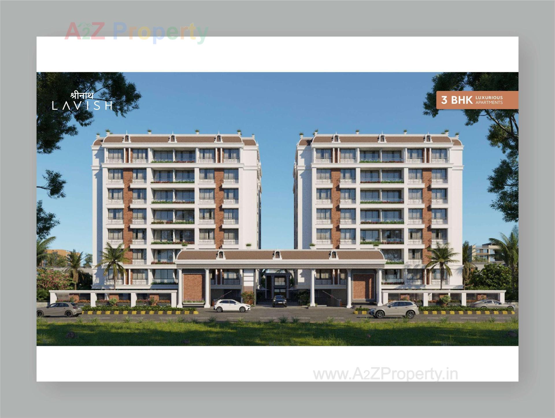 3D Elevation of real estate project Shreenath Lavish located at Vastral, Ahmedabad, Gujarat