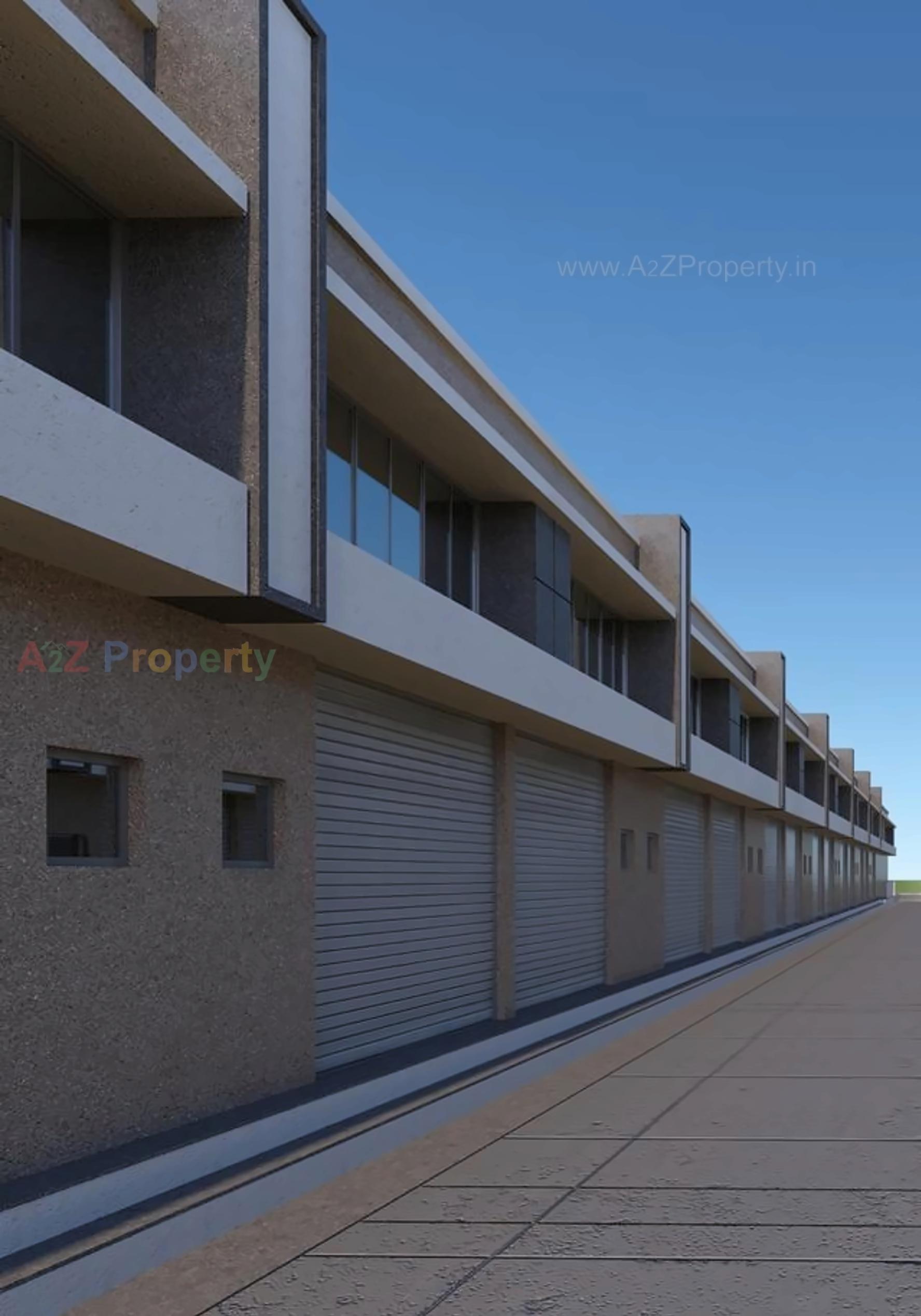 3D Elevation of real estate project Shreenathji  Hub located at Odhav, Ahmedabad, Gujarat