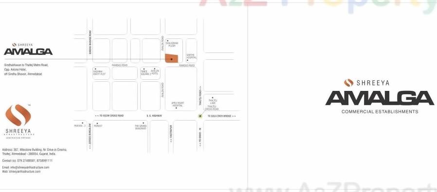  of real estate project Shreeya Amalga located at Thaltej, Ahmedabad, Gujarat