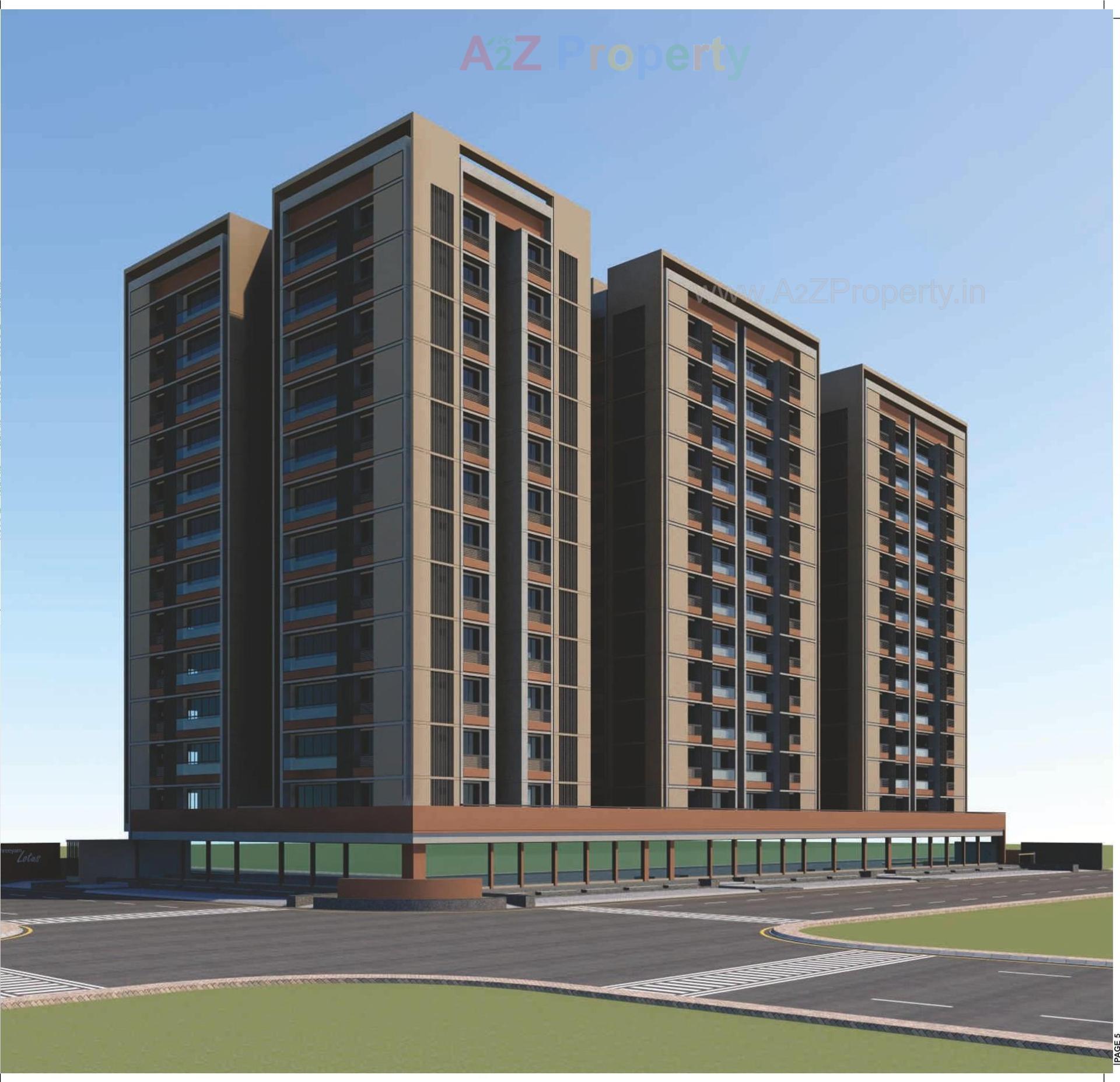 3D Elevation of real estate project Shreeyam Lotus located at Ahmedabad, Ahmedabad, Gujarat